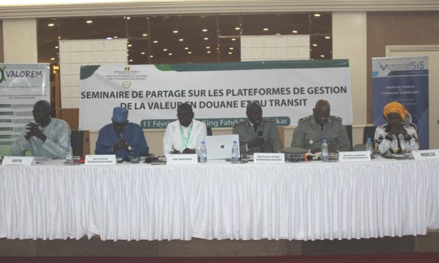 Séminaire de partage sur les plateformes de gestion de la valeur en Douane et du transit